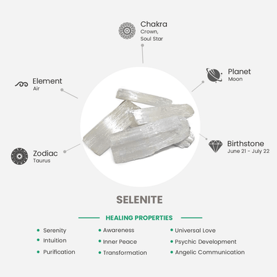 Selenite crystal image