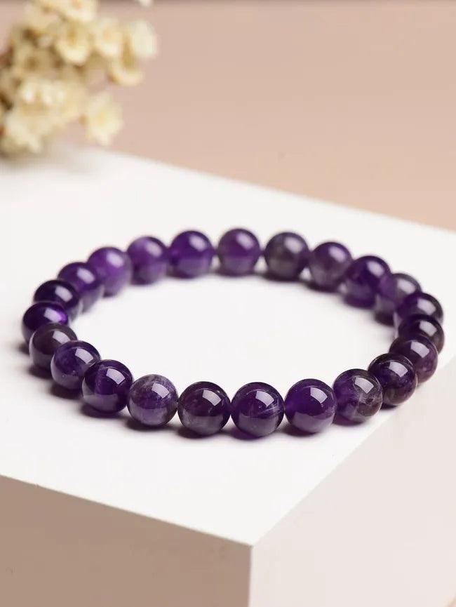 Amethyst healing bracelet.