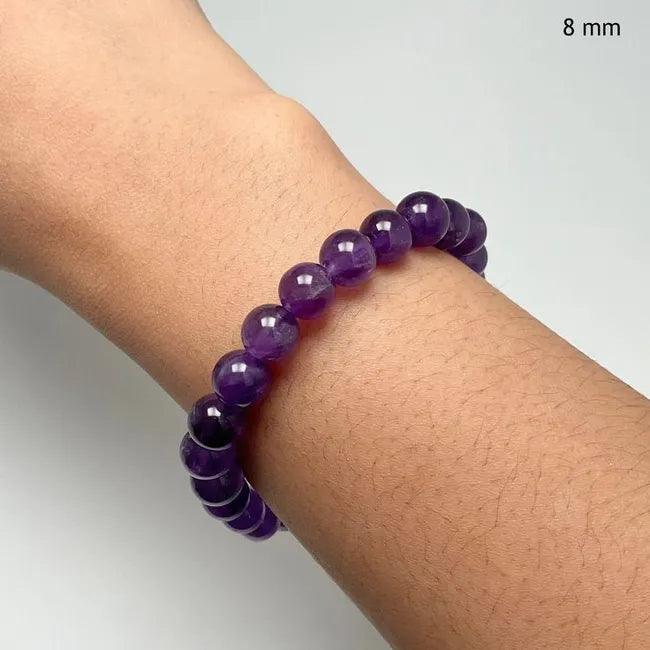 Amethyst healing bracelet.
