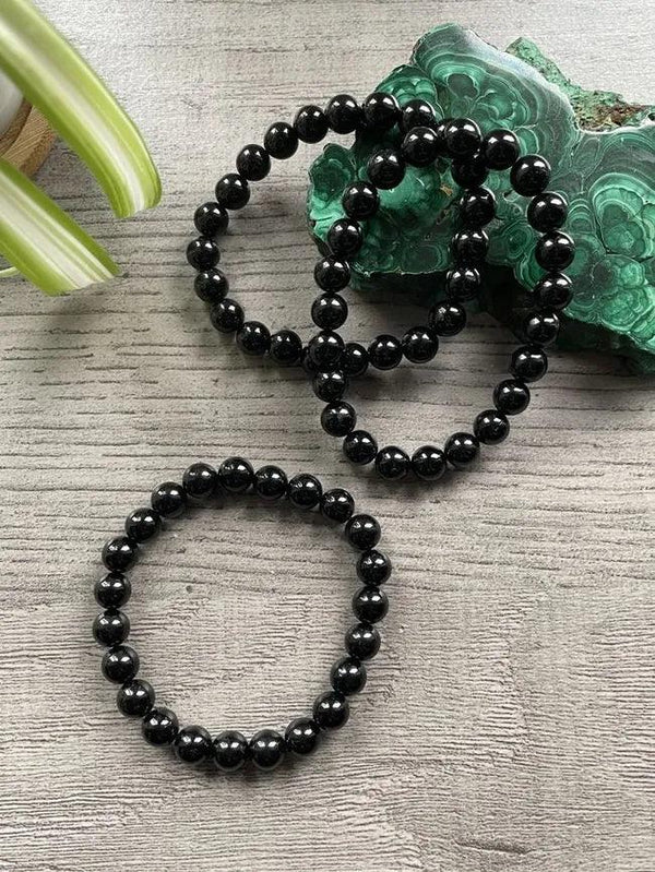 Black tourmaline bracelet.