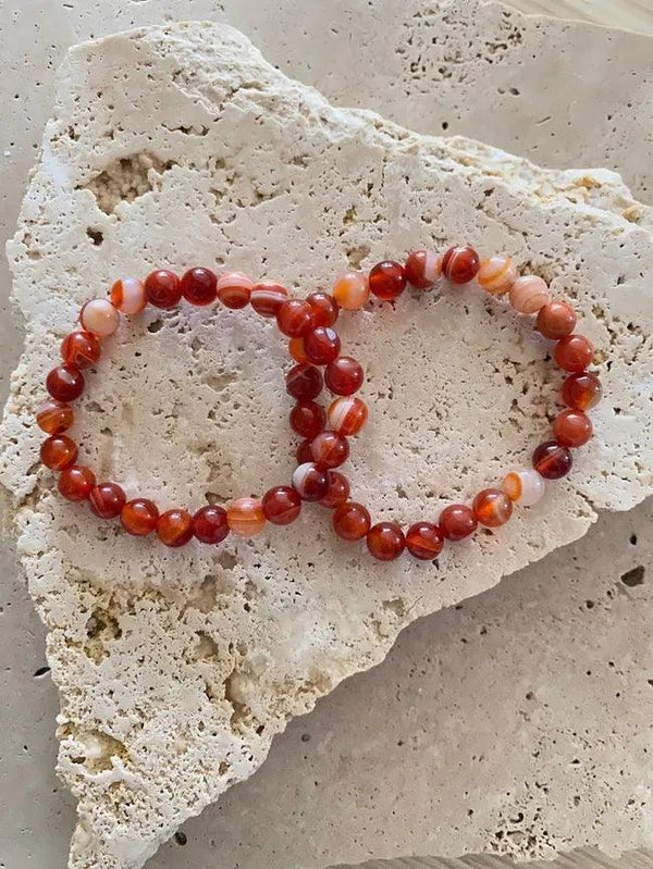 Carnelian healing bracelet.