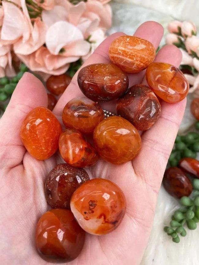 Carnelian tumbles.