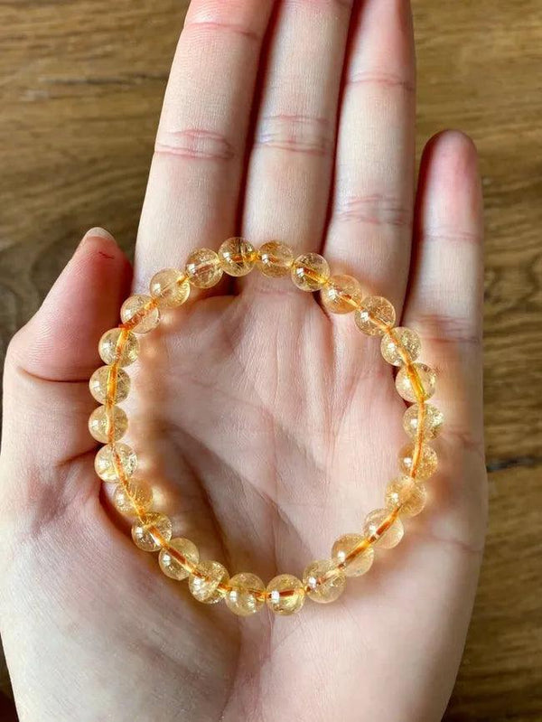 Citrine healing bracelet.
