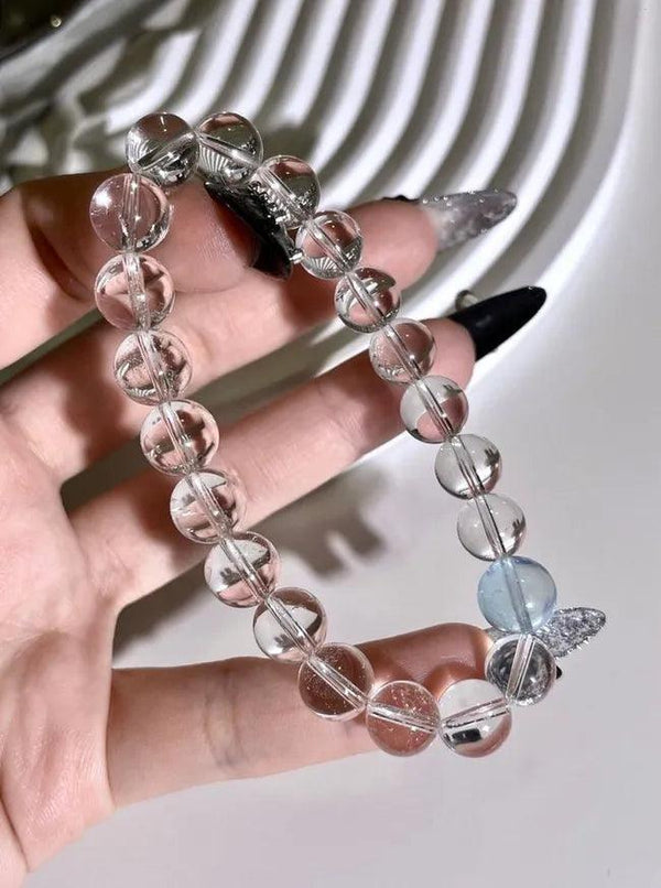 Crystal clear healing bracelet.