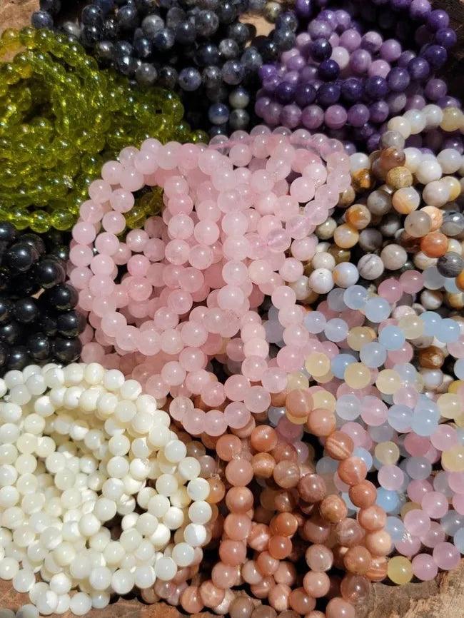 Rainbow moonstone healing bracelet.