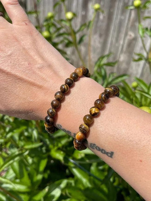 Tiger eye healing bracelet.
